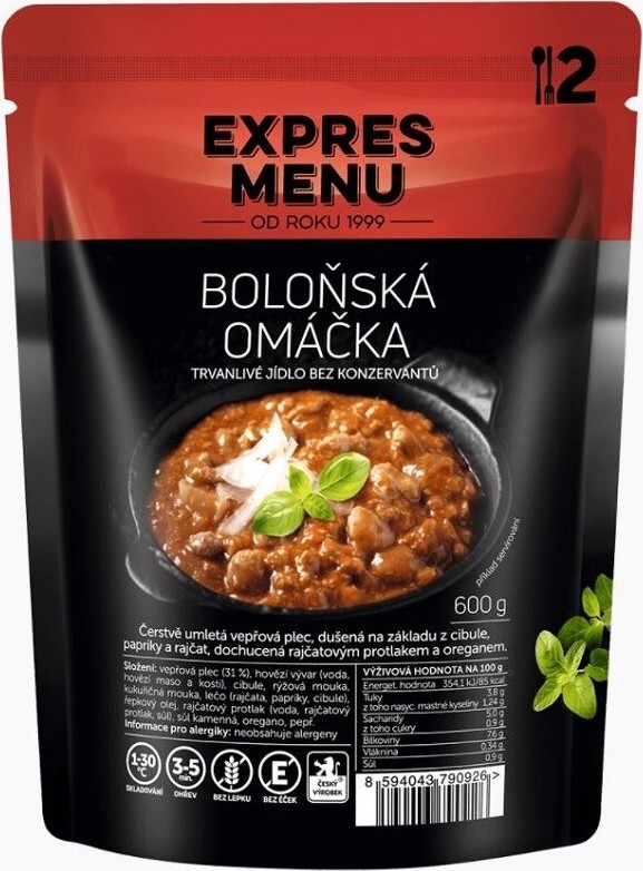 EXPRES MENU Boloňská omáčka 2 porce