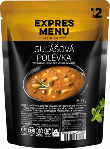 EXPRES MENU Gulášová polévka 2 porce