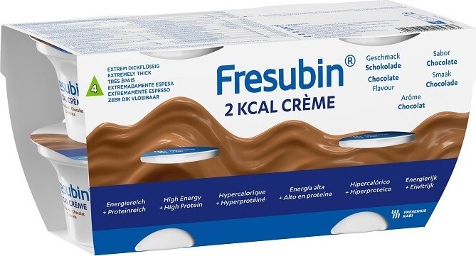 FRESUBIN 2 KCAL CREME PŘÍCHUŤ ČOKOLÁDA POR SOL 4X125G