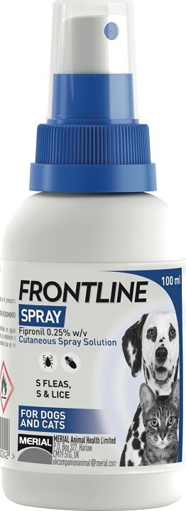 Frontline spray 2.5mg/ml kožní sprej roztok 100ml