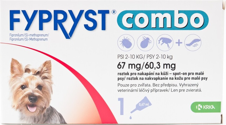 FYPRYST combo 1x0.67ml spot-on pro psy 2-10kg