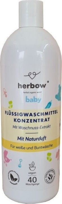 Herbow Baby prací prostředek na barevné i bílé prádlo 1000ml