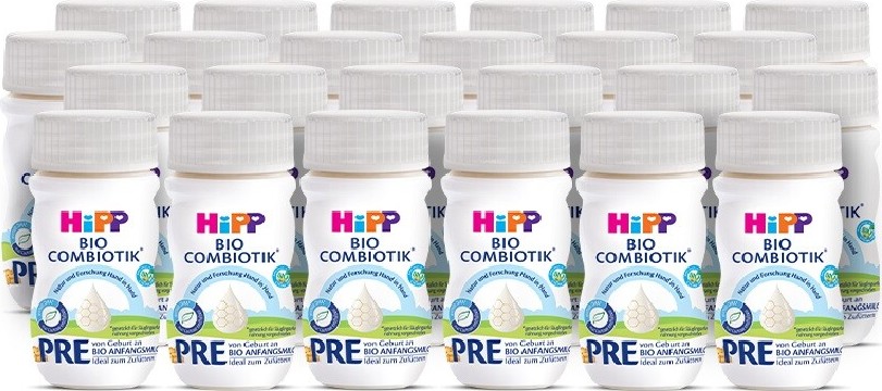 HiPP MLÉKO BIO Combiotik likvidní forma mléka 24x90ml