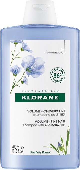 KLORANE Šampon s BIO lnem na jemné vlasy 400 ml