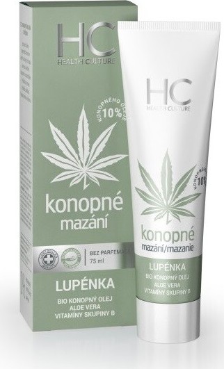 Konopné mazání lupénka 75ml