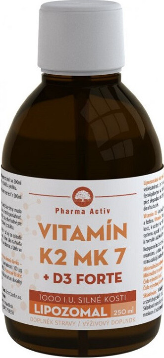 LIPOZOMAL Vitamin K2 MK7+ D3 1000 I.U.250ml