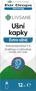 LIVSANE Ušní kapky Extra silné 12ml