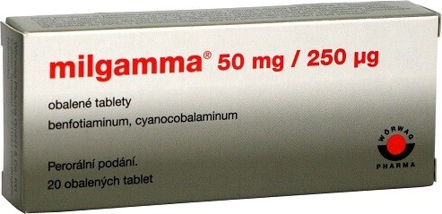 MILGAMMA 50MG/250MCG TBL OBD 20