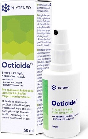 OCTICIDE kožní roztok ve spreji 50 ml