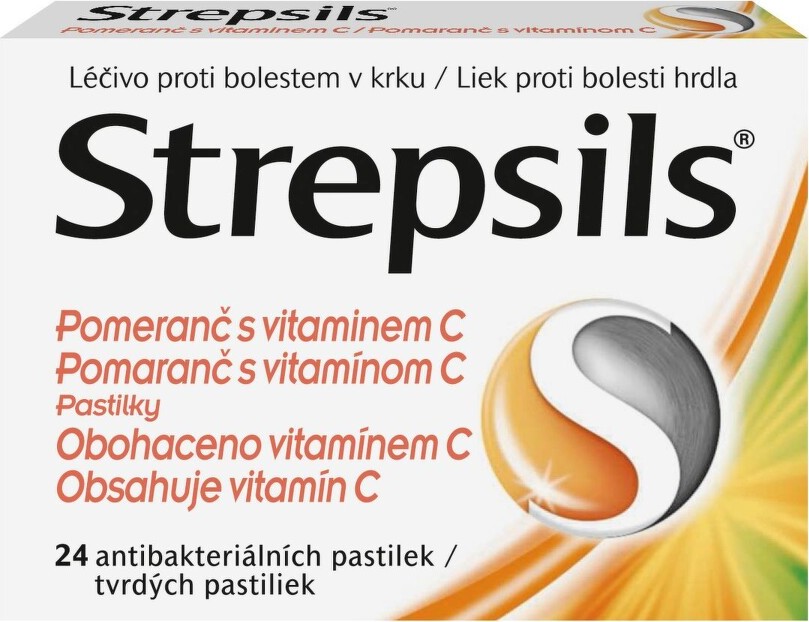 STREPSILS POMERANČ S VITAMINEM C PAS 24