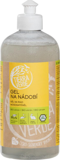 Tierra Verde Gel na nádobí BIO citron lahev 500ml