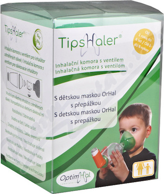 TIPS-HALER INHALAČNÍ KOMORA S VENTILEM PRO INHALÁTOR ODMĚŘENÝ