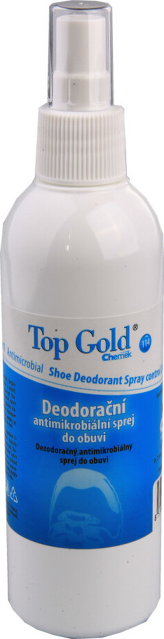 TOP GOLD Deodor. antimikrob.sprej obuv+nohy 150g