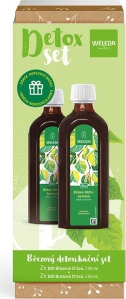 WELEDA Březový detoxikační set + dárek