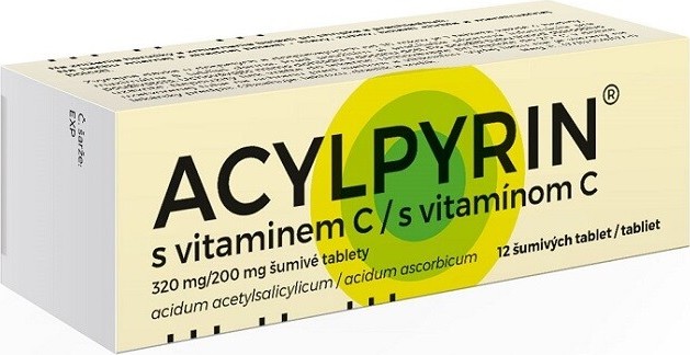 ACYLPYRIN S VITAMINEM C 320MG/200MG TBL EFF 12