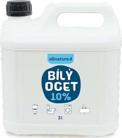 Allnature Bílý ocet 10% 3 l