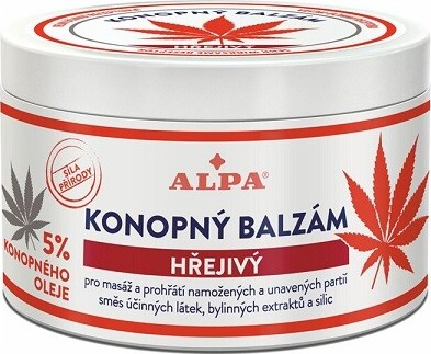 Alpa Konopný balzám hřejivý 250ml