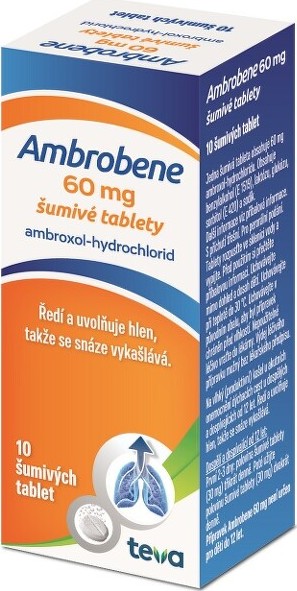 AMBROBENE 60MG TBL EFF 10