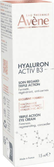 AVENE Hyaluron Activ B3 Oční krém 15ml