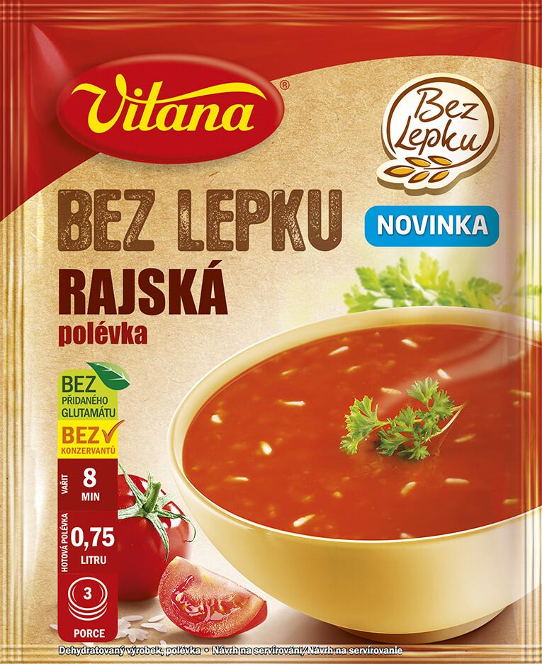 Bez lepku Rajská polévka 76g