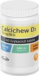 CALCICHEW D3 500MG/200IU TBL MND 60