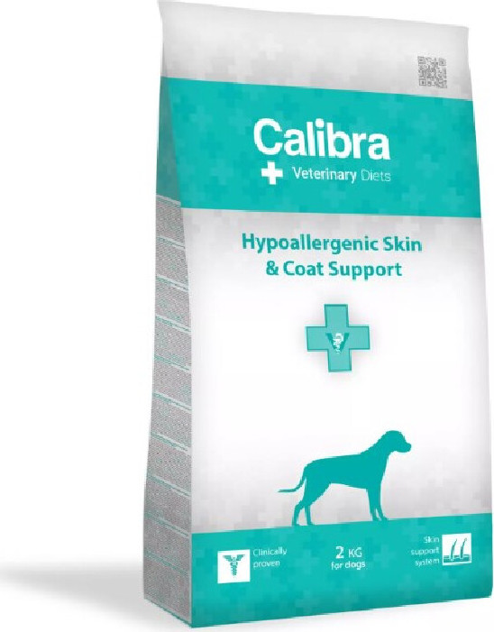 Calibra Veterinary Diets Dog Hypoallergenic Skin & Coat Support 2kg