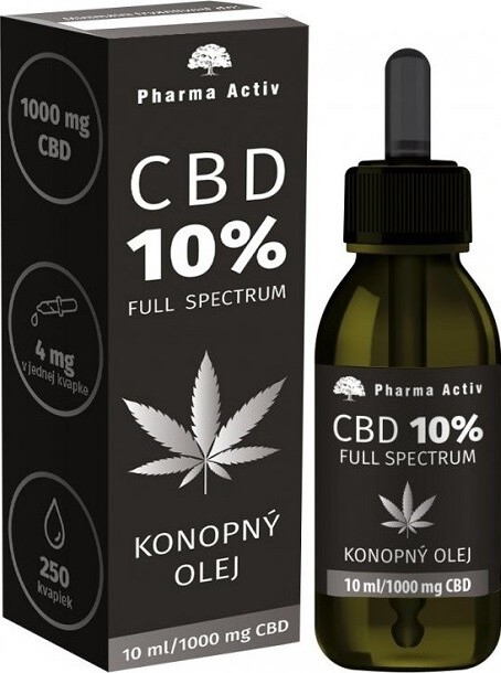 CBD 10% Full Spectrum Konopný olej 1000mg 10ml