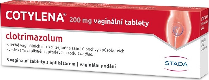 COTYLENA 200MG VAG TBL NOB 3