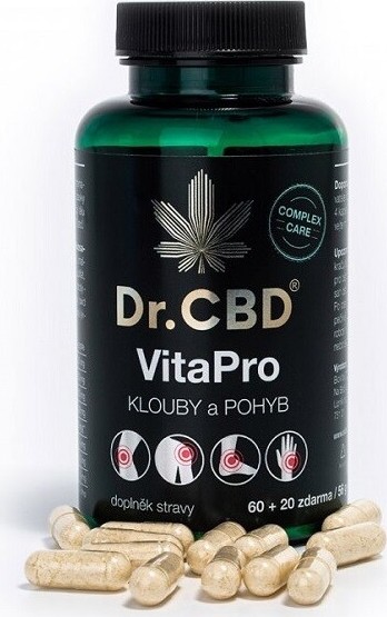 Dr.CBD VitaPro Klouby a pohyb cps.60+20