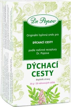 Dr.Popov Čaj Dýchací cesty 20x1.5g