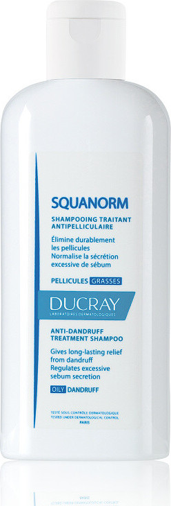 DUCRAY Squanorm Šampon-mastné lupy 200ml