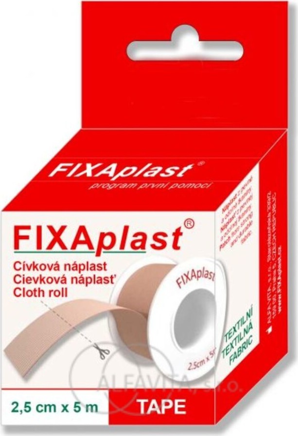 FIXAplast TAPE cívková náplast 2.5cmx5m