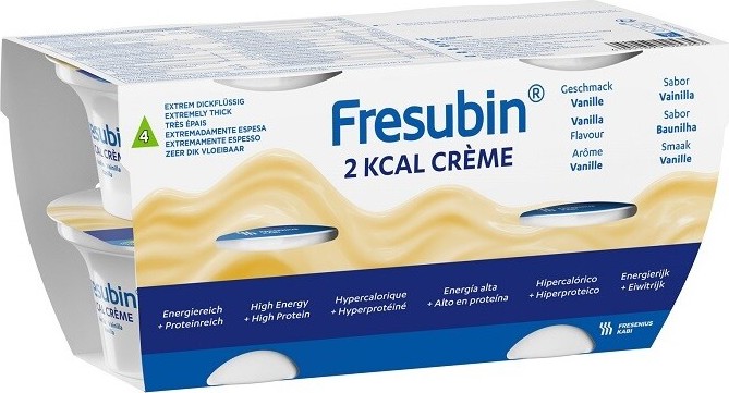 FRESUBIN 2 KCAL CREME PŘÍCHUŤ VANILKOVÁ POR POR SOL 4X125G