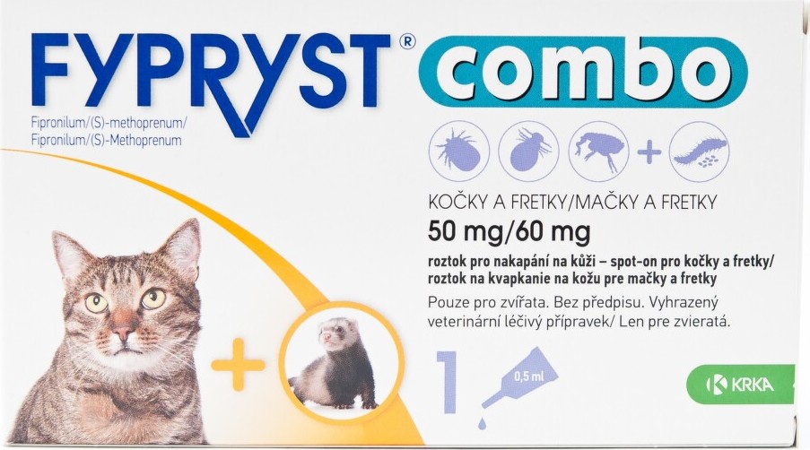 FYPRYST combo 1x0.5ml spot-on pro kočky a fretky