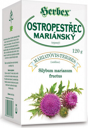 HERBEX Ostropestřec mariánský čaj sypaný 120g