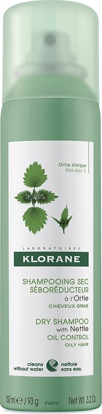 KLORANE Suchý šampon kopřiva 150ml