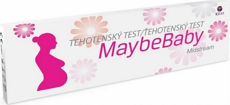 MaybeBaby strip 2v1 těhotenský test pásek 2 ks