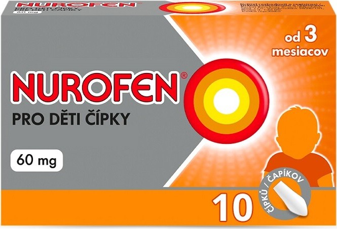 NUROFEN PRO DĚTI 60MG SUP 10