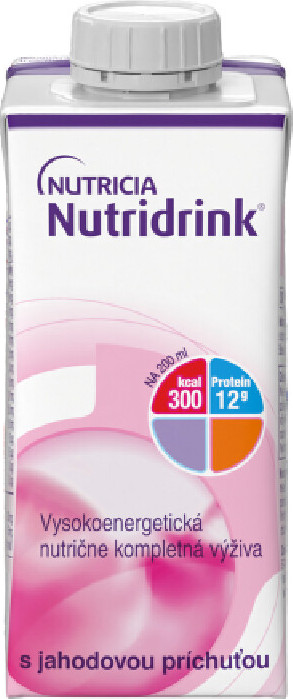 NUTRIDRINK S PŘÍCHUTÍ JAHODOVOU 1x200 ml