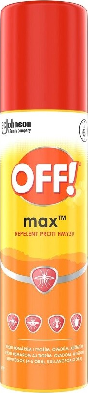 OFF! Max repelent spray 100ml