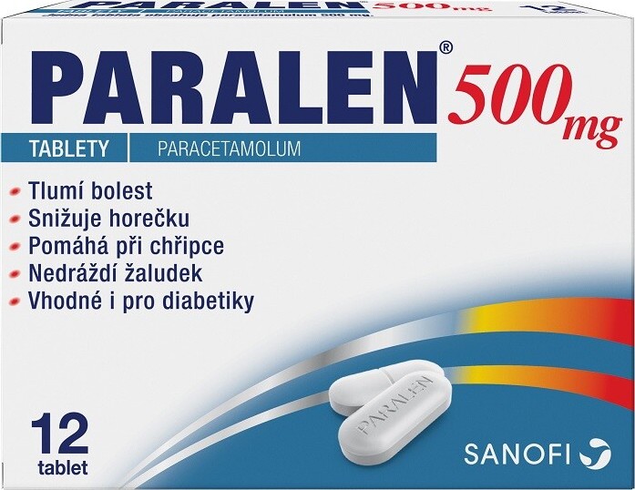 PARALEN 500MG TBL NOB 12