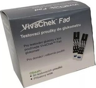 PROUŽKY DO GLUKOMETRU VIVACHEK FAD