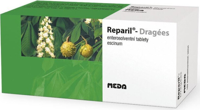 REPARIL- DRAGÉES 20MG TBL ENT 100