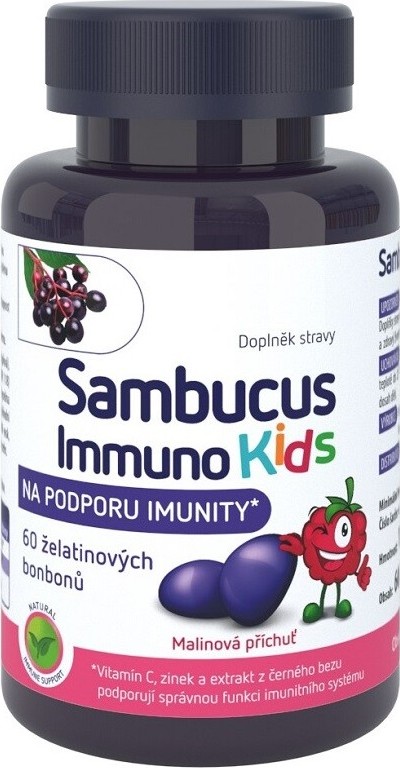 Sambucus Immuno kids želatinové bonbony 60 kusů