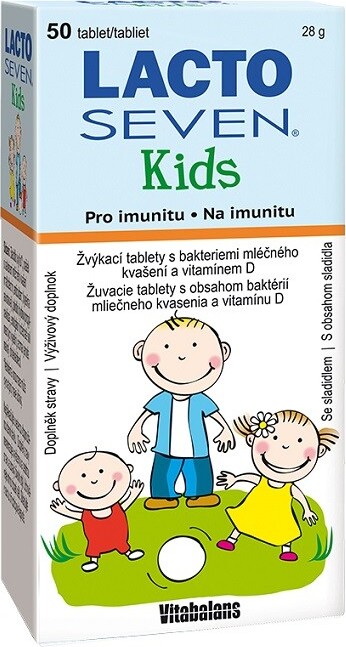 Vitabalans LactoSeven Kids 50 tablet