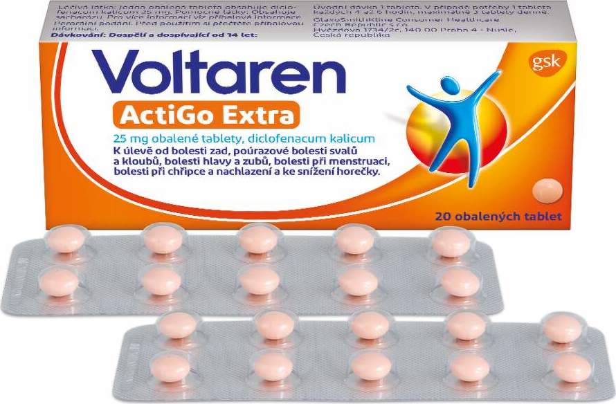 VOLTAREN ACTIGO EXTRA 25MG TBL OBD 20