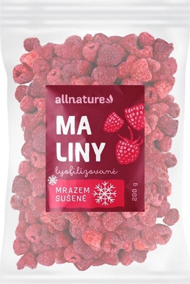 Allnature Maliny sušené mrazem 200g