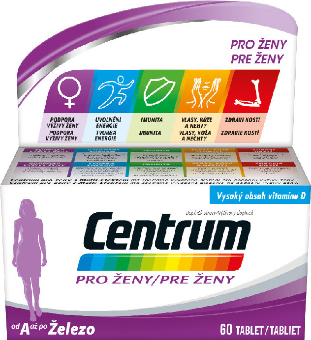 Centrum AZ pro ženy 60 tablet - balení 2 ks