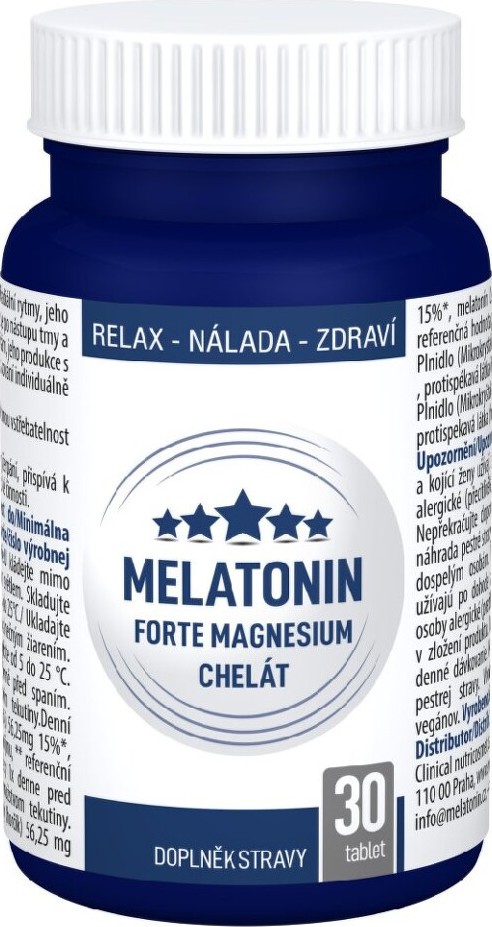 Clinical Melatonin Forte Magnesium chelát tbl.30