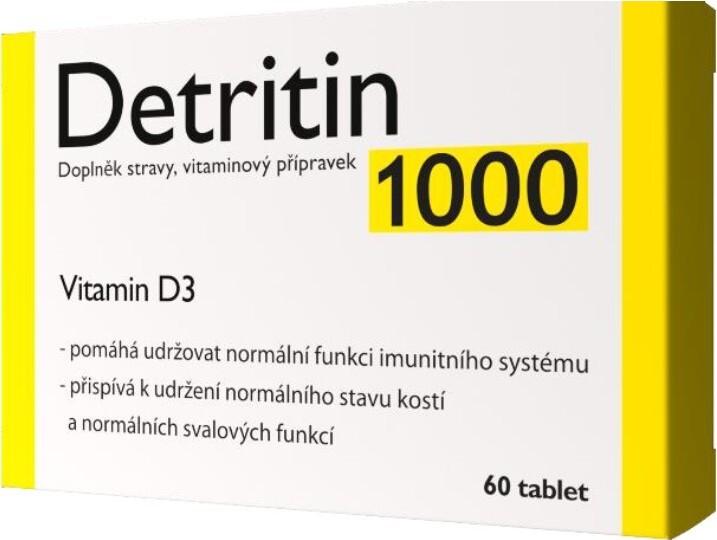 Detritin 1000 IU Vitamin D3 60 tablet